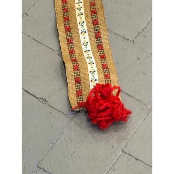 Vintage Hanging Fabric Handmade Yard Stick Ruler Holders Set of 6 - Picture 13 of 16